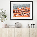Shop One Fire Club VI Photo Art Print-Amalfi Coast Italy, Coastal, Landscape, Orange, Photography, View All-framed poster wall decor artwork