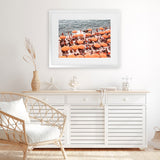 Shop One Fire Club VI Photo Art Print-Amalfi Coast Italy, Coastal, Landscape, Orange, Photography, View All-framed poster wall decor artwork