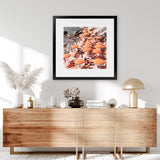 Shop One Fire Club I (Square) Photo Art Print-Amalfi Coast Italy, Coastal, Orange, Photography, Square, View All-framed poster wall decor artwork