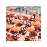 Shop One Fire Club II (Square) Photo Canvas Art Print-Amalfi Coast Italy, Coastal, Orange, Photography, Photography Canvas Prints, Square, View All-framed wall decor artwork