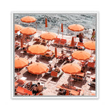 Shop One Fire Club II (Square) Photo Canvas Art Print-Amalfi Coast Italy, Coastal, Orange, Photography, Photography Canvas Prints, Square, View All-framed wall decor artwork