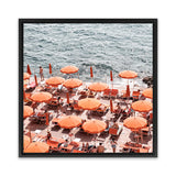 Shop One Fire Club III (Square) Photo Canvas Art Print-Amalfi Coast Italy, Coastal, Orange, Photography, Photography Canvas Prints, Square, View All-framed wall decor artwork