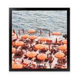 Shop One Fire Club III (Square) Photo Art Print-Amalfi Coast Italy, Coastal, Orange, Photography, Square, View All-framed poster wall decor artwork