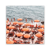 Shop One Fire Club III (Square) Photo Art Print-Amalfi Coast Italy, Coastal, Orange, Photography, Square, View All-framed poster wall decor artwork