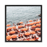 Shop One Fire Club IV (Square) Photo Canvas Art Print-Amalfi Coast Italy, Coastal, Orange, Photography, Photography Canvas Prints, Square, View All-framed wall decor artwork