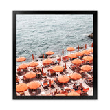 Shop One Fire Club IV (Square) Photo Art Print-Amalfi Coast Italy, Coastal, Orange, Photography, Square, View All-framed poster wall decor artwork