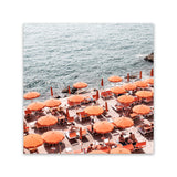 Shop One Fire Club IV (Square) Photo Canvas Art Print-Amalfi Coast Italy, Coastal, Orange, Photography, Photography Canvas Prints, Square, View All-framed wall decor artwork