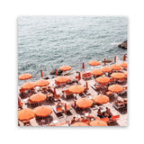 Shop One Fire Club IV (Square) Photo Art Print-Amalfi Coast Italy, Coastal, Orange, Photography, Square, View All-framed poster wall decor artwork