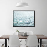 Shop Capri Island Umbrellas Photo Canvas Art Print-Amalfi Coast Italy, Blue, Coastal, Landscape, Photography, Photography Canvas Prints, Tropical, View All-framed wall decor artwork