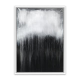 Shop Black & White Abstract I Canvas Art Print-Abstract, Black, Portrait, View All-framed wall decor artwork