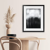 Shop Black & White Abstract I Art Print-Abstract, Black, Portrait, View All-framed painted poster wall decor artwork