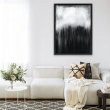 Shop Black & White Abstract I Canvas Art Print-Abstract, Black, Portrait, View All-framed wall decor artwork