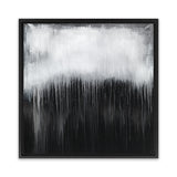 Shop Black & White Abstract I (Square) Canvas Art Print-Abstract, Black, Square, View All-framed wall decor artwork