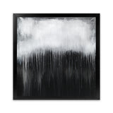 Shop Black & White Abstract I (Square) Art Print-Abstract, Black, Square, View All-framed painted poster wall decor artwork