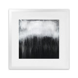 Shop Black & White Abstract I (Square) Art Print-Abstract, Black, Square, View All-framed painted poster wall decor artwork