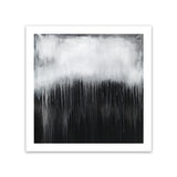 Shop Black & White Abstract I (Square) Art Print-Abstract, Black, Square, View All-framed painted poster wall decor artwork