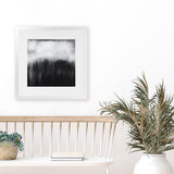 Shop Black & White Abstract I (Square) Art Print-Abstract, Black, Square, View All-framed painted poster wall decor artwork