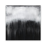 Shop Black & White Abstract I (Square) Art Print-Abstract, Black, Square, View All-framed painted poster wall decor artwork