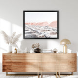 Shop Pastel Summer I Photo Art Print-Coastal, Landscape, Photography, Pink, View All, White-framed poster wall decor artwork