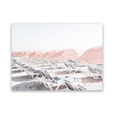 Shop Pastel Summer I Photo Canvas Print-Coastal, Landscape, Photography Canvas Prints, Pink, View All, White-framed wall decor artwork