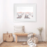 Shop Pastel Summer II Photo Art Print-Coastal, Landscape, Photography, Pink, View All, White-framed poster wall decor artwork