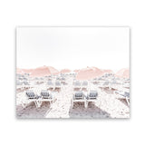 Shop Pastel Summer II Photo Art Print-Coastal, Landscape, Photography, Pink, View All, White-framed poster wall decor artwork