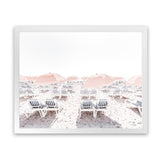 Shop Pastel Summer II Photo Art Print-Coastal, Landscape, Photography, Pink, View All, White-framed poster wall decor artwork