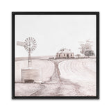 Shop Australian Farm I (Square) Canvas Art Print-Boho, Nature, Neutrals, Pink, Scandinavian, Square, View All-framed wall decor artwork