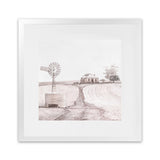 Shop Australian Farm I (Square) Art Print-Boho, Nature, Neutrals, Pink, Scandinavian, Square, View All-framed painted poster wall decor artwork