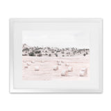 Shop Australian Farm II Art Print-Horizontal, Landscape, Nature, Neutrals, Pink, Rectangle, Scandinavian, View All-framed painted poster wall decor artwork