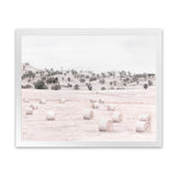 Shop Australian Farm II Art Print-Horizontal, Landscape, Nature, Neutrals, Pink, Rectangle, Scandinavian, View All-framed painted poster wall decor artwork
