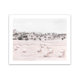 Shop Australian Farm II Art Print-Horizontal, Landscape, Nature, Neutrals, Pink, Rectangle, Scandinavian, View All-framed painted poster wall decor artwork