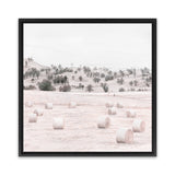 Shop Australian Farm II (Square) Canvas Art Print-Nature, Neutrals, Pink, Square, View All-framed wall decor artwork