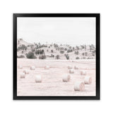 Shop Australian Farm II (Square) Art Print-Nature, Neutrals, Pink, Square, View All-framed painted poster wall decor artwork