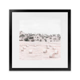 Shop Australian Farm II (Square) Art Print-Nature, Neutrals, Pink, Square, View All-framed painted poster wall decor artwork