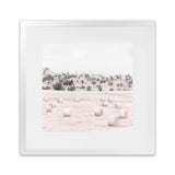 Shop Australian Farm II (Square) Art Print-Nature, Neutrals, Pink, Square, View All-framed painted poster wall decor artwork