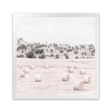 Shop Australian Farm II (Square) Art Print-Nature, Neutrals, Pink, Square, View All-framed painted poster wall decor artwork