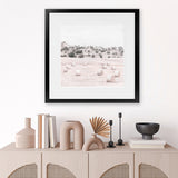 Shop Australian Farm II (Square) Art Print-Nature, Neutrals, Pink, Square, View All-framed painted poster wall decor artwork