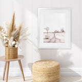 Shop Australian Farm I Art Print-Nature, Neutrals, Pink, Portrait, Rectangle, View All-framed painted poster wall decor artwork