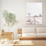 Shop Australian Farm I Canvas Art Print-Nature, Neutrals, Pink, Portrait, Rectangle, View All-framed wall decor artwork