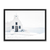 Shop Santorini I Photo Canvas Art Print-Boho, Coastal, Greece, Hamptons, Landscape, Photography Canvas Prints, View All, White-framed wall decor artwork