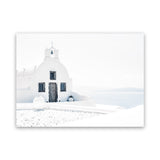 Shop Santorini I Photo Canvas Art Print-Boho, Coastal, Greece, Hamptons, Landscape, Photography Canvas Prints, View All, White-framed wall decor artwork