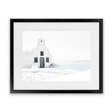 Shop Santorini I Photo Art Print-Boho, Coastal, Greece, Hamptons, Landscape, Photography, View All, White-framed poster wall decor artwork