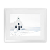Shop Santorini I Photo Art Print-Boho, Coastal, Greece, Hamptons, Landscape, Photography, View All, White-framed poster wall decor artwork