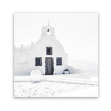 Shop Santorini I (Square) Photo Art Print-Boho, Coastal, Greece, Photography, Square, View All, White-framed poster wall decor artwork