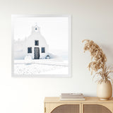 Shop Santorini I (Square) Photo Art Print-Boho, Coastal, Greece, Photography, Square, View All, White-framed poster wall decor artwork