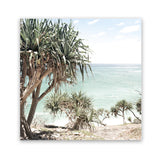 Shop Palm Tree Views III (Square) Photo Art Print-Boho, Coastal, Green, Photography, Square, View All-framed poster wall decor artwork