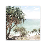 Shop Palm Tree Views III (Square) Photo Canvas Art Print-Boho, Coastal, Green, Photography, Photography Canvas Prints, Square, View All-framed wall decor artwork