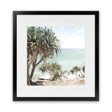 Shop Palm Tree Views III (Square) Photo Art Print-Boho, Coastal, Green, Photography, Square, View All-framed poster wall decor artwork