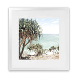 Shop Palm Tree Views III (Square) Photo Art Print-Boho, Coastal, Green, Photography, Square, View All-framed poster wall decor artwork